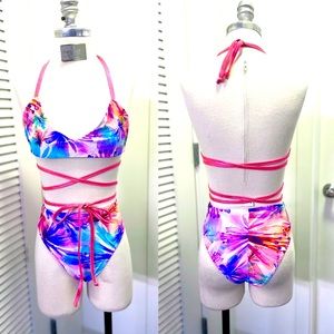 Freedom Rave Wear Tropical stephxohaven Set